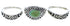 Sterling Silver And Turquoise Stackable Ring Set Size 7-1/4 UX33421